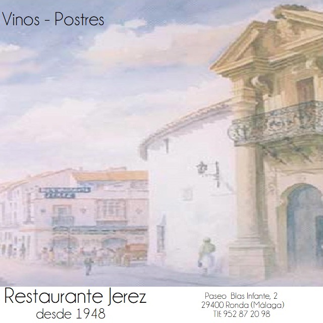 Vinos y Postres - Promoción especial de Restaurante Jerez en Ronda PASS