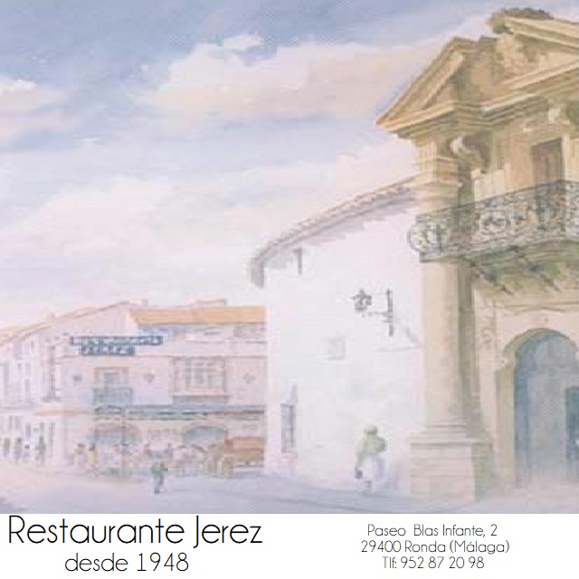 Menu in Spanish - Special Offer of Restaurante Jerez at Ronda PASS